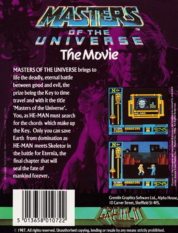 Masters Of The Universe - The Movie — box-2D-back (EU)