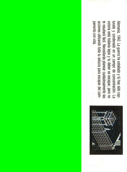 Great Escape, The — box-2D-back (SP)
