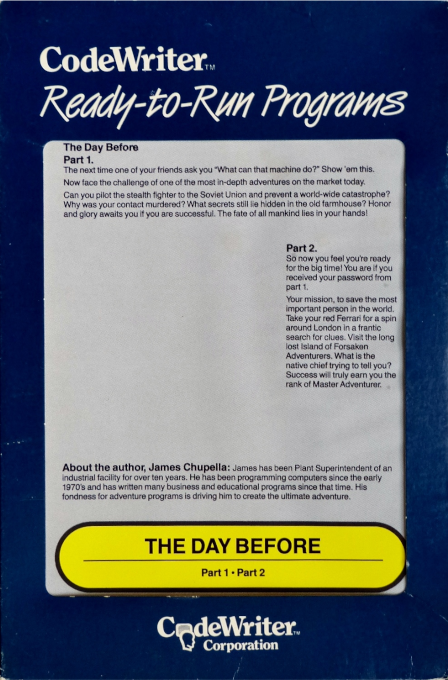 The Day Before — box-2D-back (US)