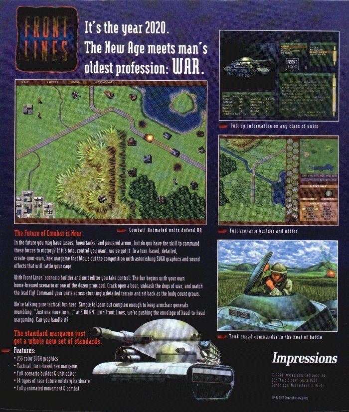 Front Lines — box-2D-back (US)