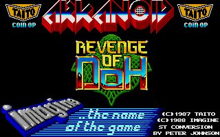 Arkanoid - Revenge Of Doh — sstitle (EU)