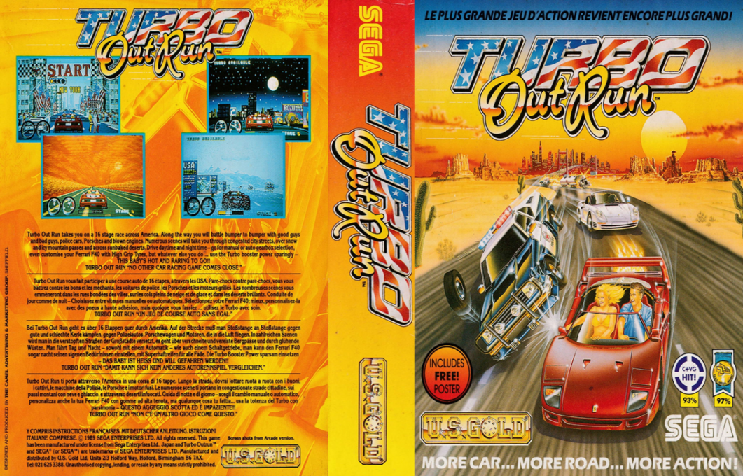 Turbo Out Run — box-texture (EU)