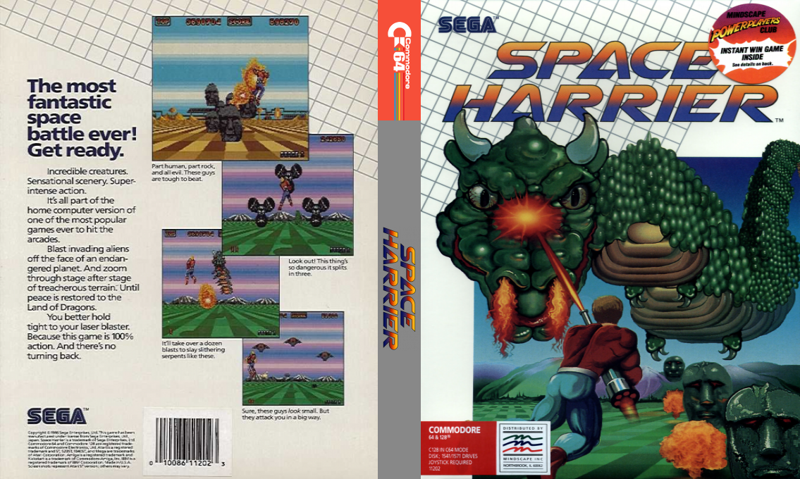 Space Harrier — box-texture (US)