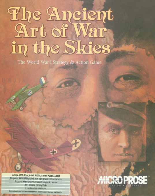 Ancient Art of War in the Skies, The box art