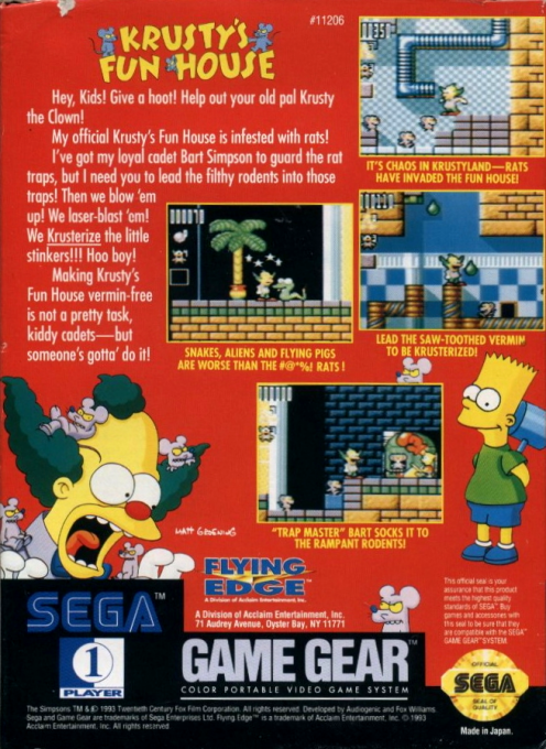 Krusty's Fun House — box-2D-back (US)