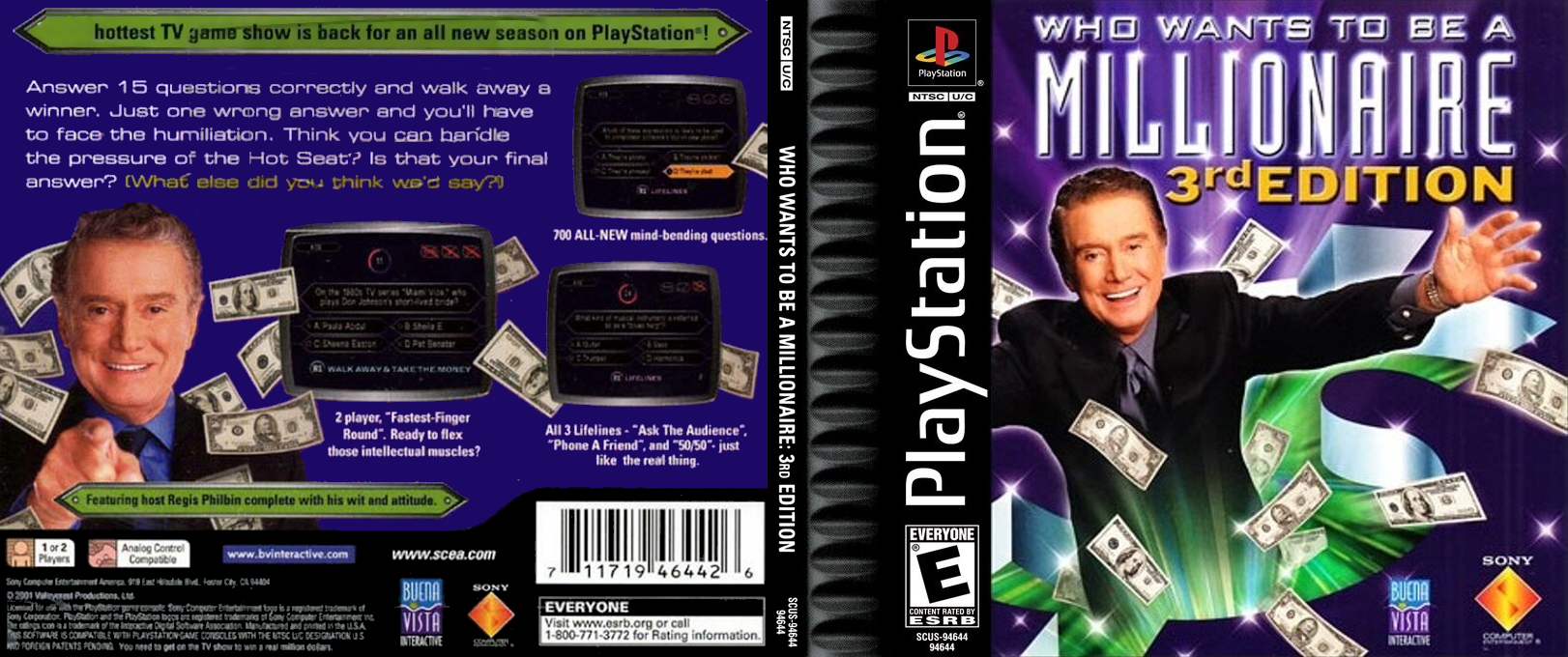 Who Wants To Be A Millionaire ? 3rd Edition — box-texture (US)