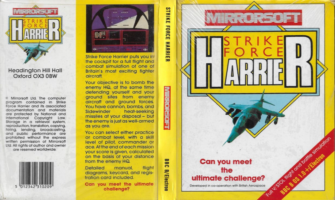 Strike Force Harrier — box-texture (EU)