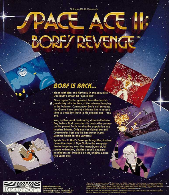 Space Ace II - Borf's Revenge — box-2D-back (EU)