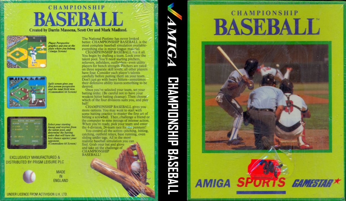 Championship Baseball — box-texture (EU)