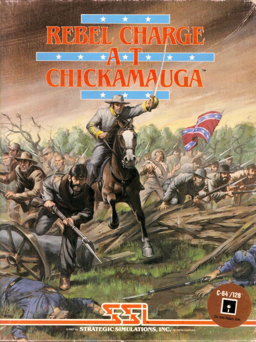 Rebel Charge At Chickamauga box art