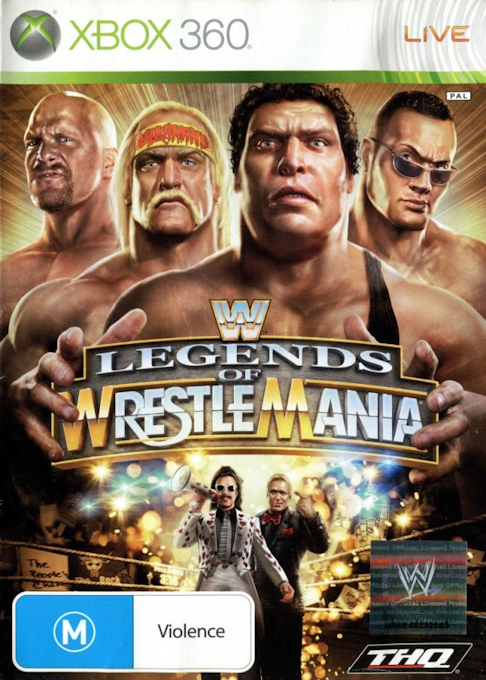 WWE Legends of WrestleMania box art