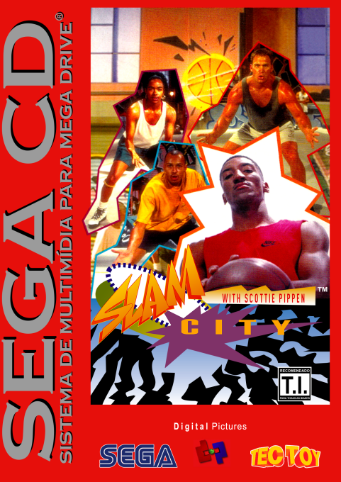 Slam City with Scottie Pippen — box-2D (BR)