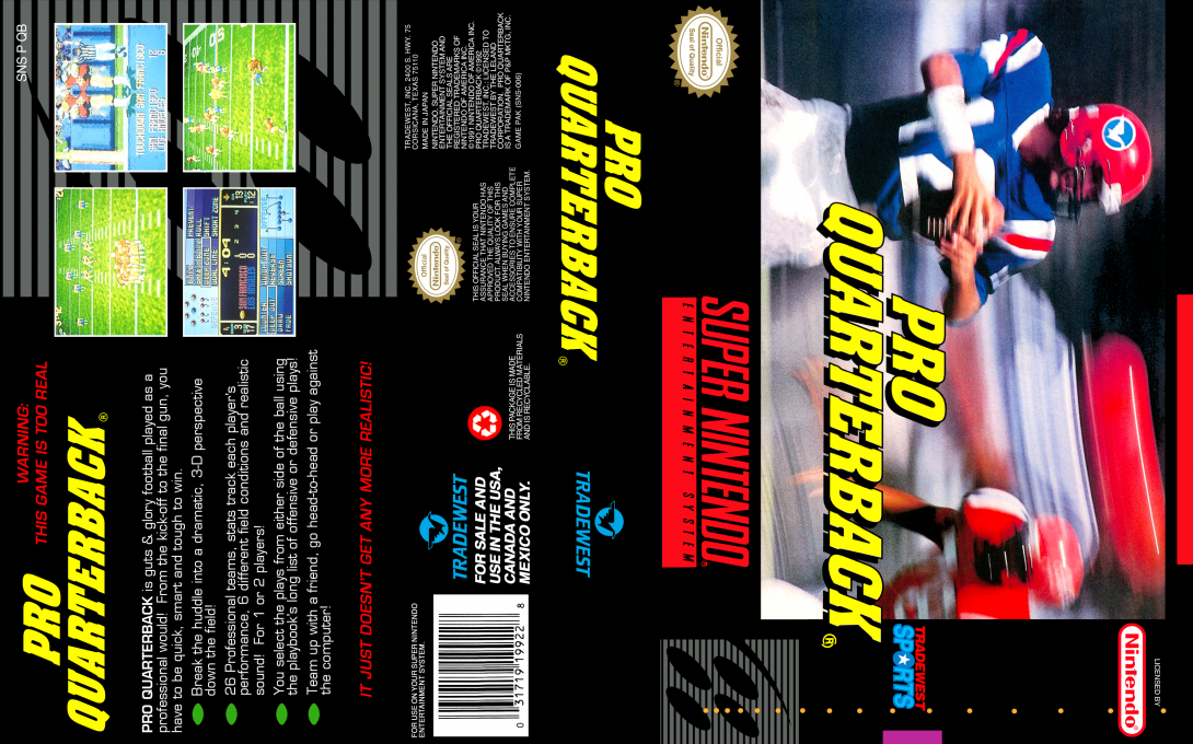 Pro Quarterback — box-texture (US)