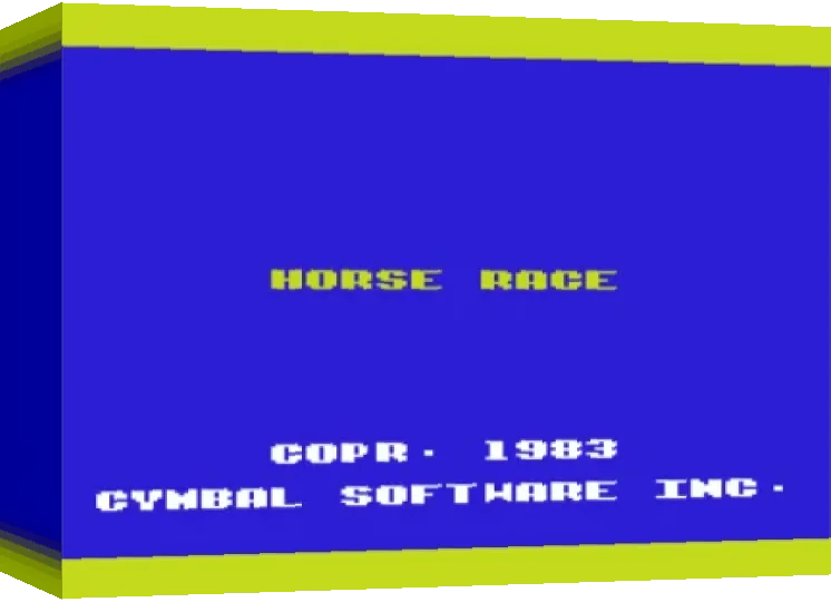 Horse Race — box-3D (WOR)