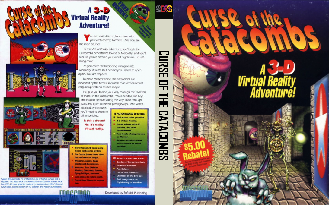 Curse Of The Catacombs — box-texture (US)