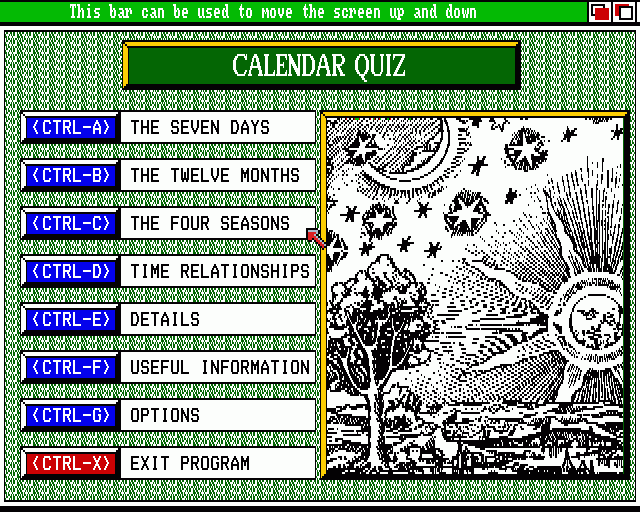 Calendar Quiz — ss (WOR)
