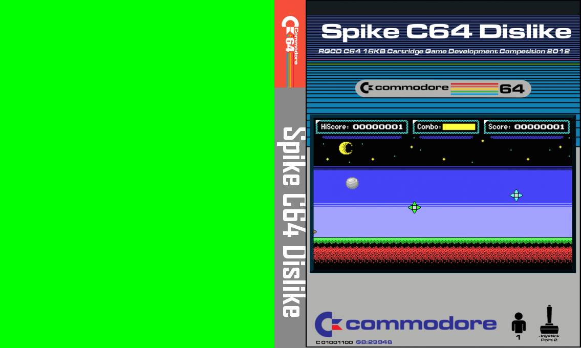 Spike C64 Dislike — box-texture (CUS)