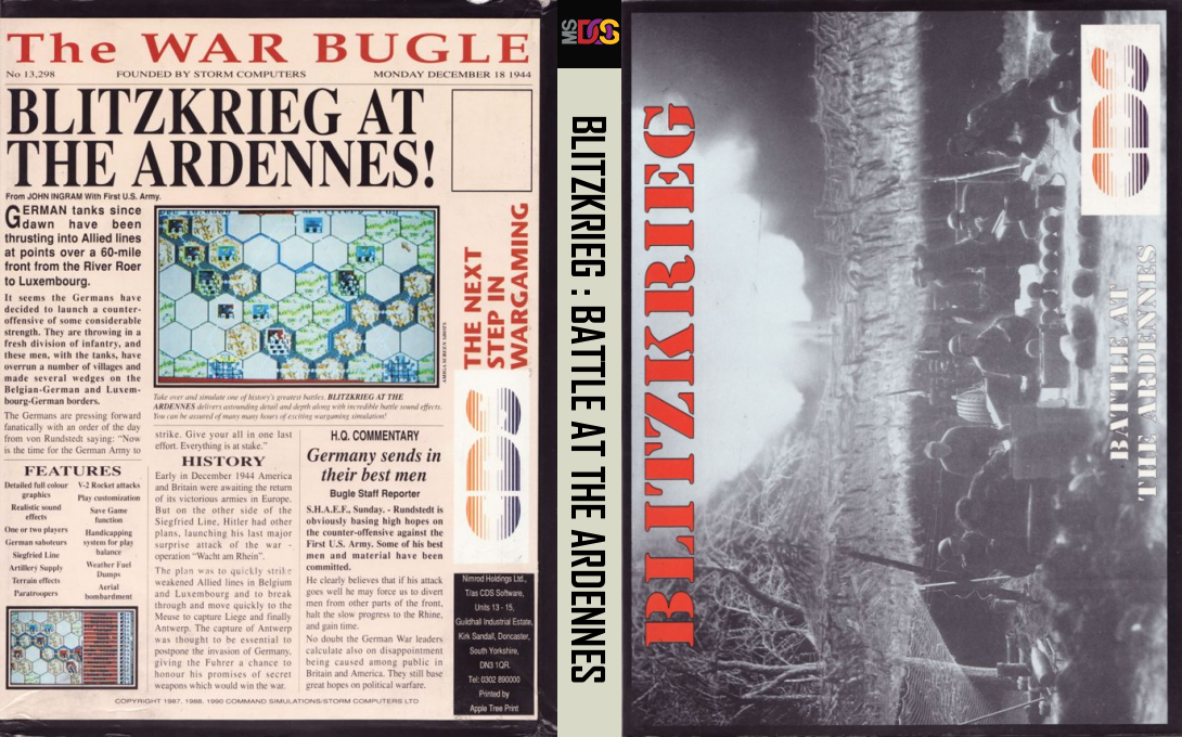 Blitzkrieg - Battle At The Ardennes — box-texture (EU)