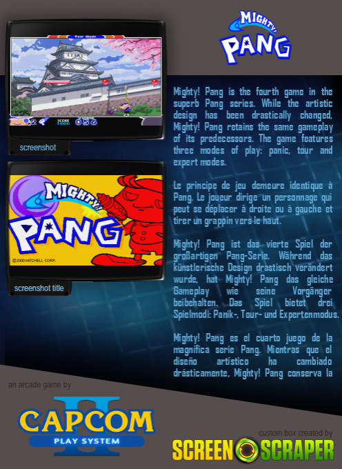 Mighty! Pang — box-2D-back (SS)