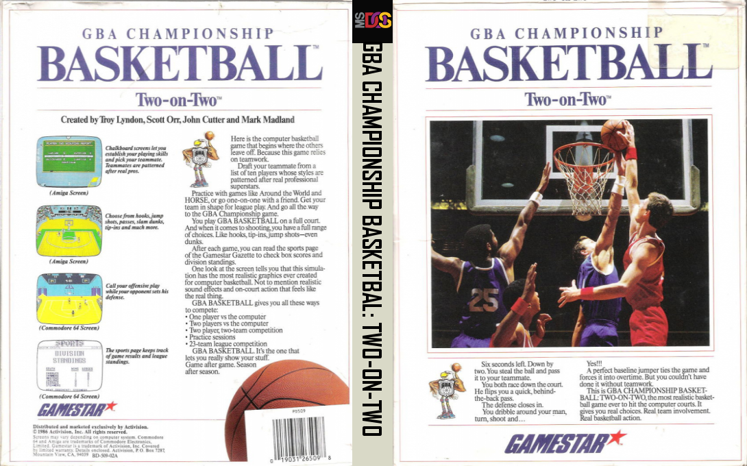 GBA Championship Basketball - Two-on-Two — box-texture (US)