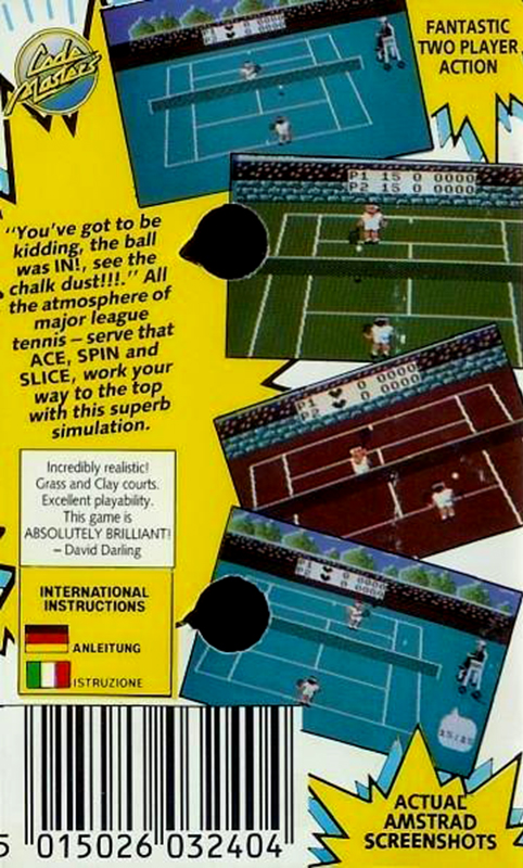 Pro Tennis Simulator — box-2D-back (EU)