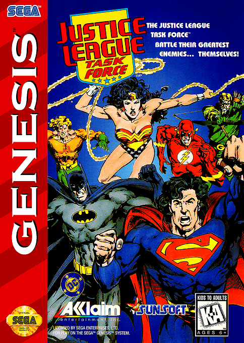 Justice League Task Force box art