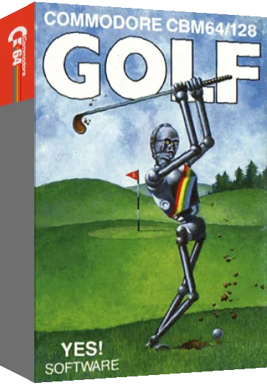 CBM 64 Golf — box-3D (EU)