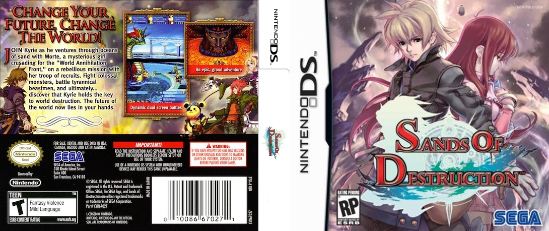 Sands of Destruction — box-texture (US)