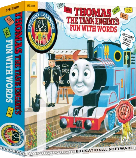 Thomas The Tank Engine's Fun With Words — box-3D (EU)