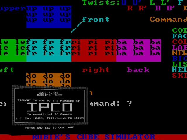 Rubik's Cube — mixrbv2 (WOR)
