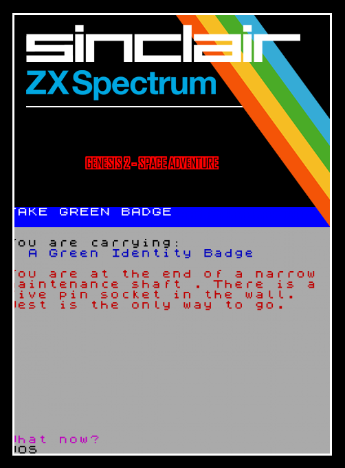 Genesis II - Space Adventure — box-2D (SS)