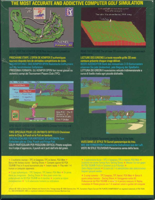 PGA Tour Golf — box-2D-back (EU)