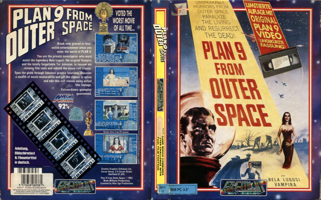 Plan 9 From Outer Space — box-texture (EU)