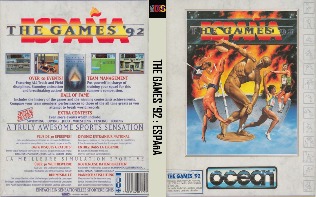 Games '92, The - Espana — box-texture (EU)