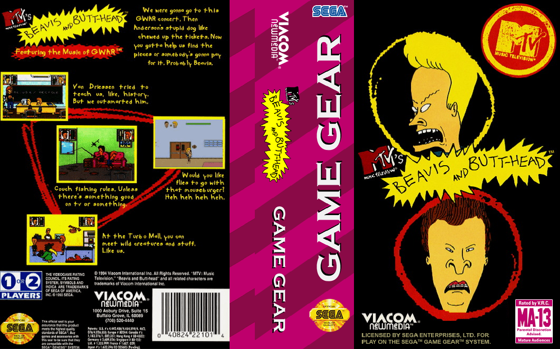 Beavis And Butt-head — box-texture (US)