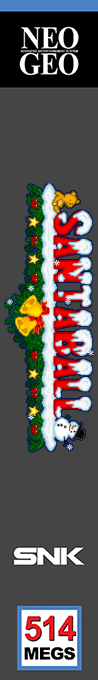 SantaBall - Christmas Tennis Game — box-2D-side (CUS)