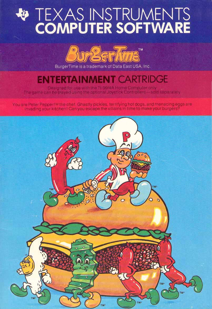 Burgertime box art