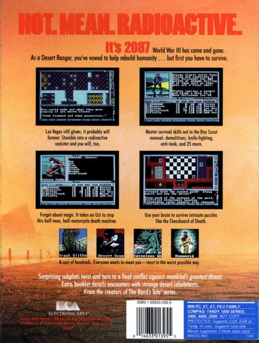 Wasteland — box-2D-back (US)