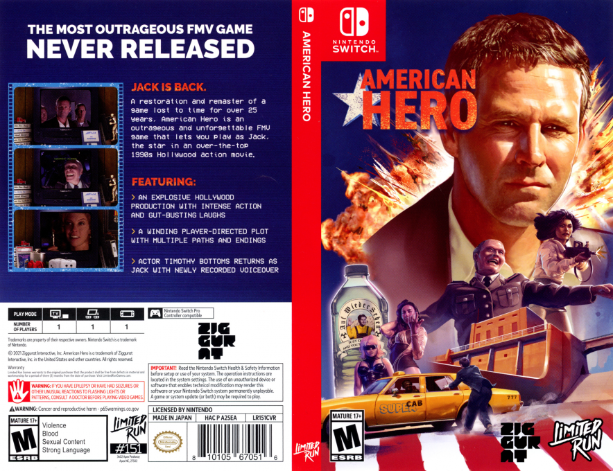 American Hero — box-texture (US)