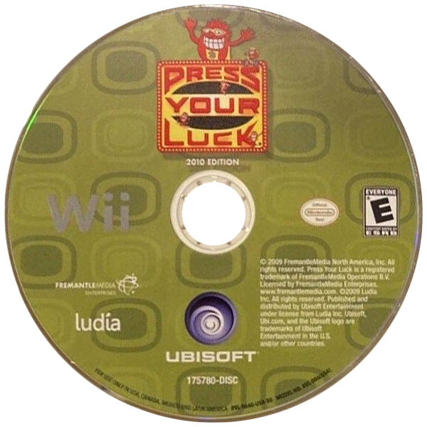 Press Your Luck - 2010 Edition — support-texture (US)