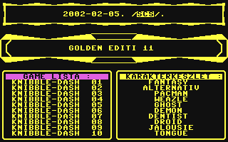 Golden Edition 11 — sstitle (WOR)