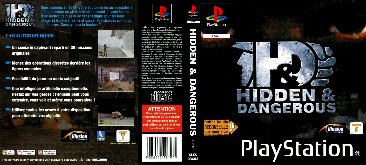 Hidden & Dangerous — box-texture (FR)