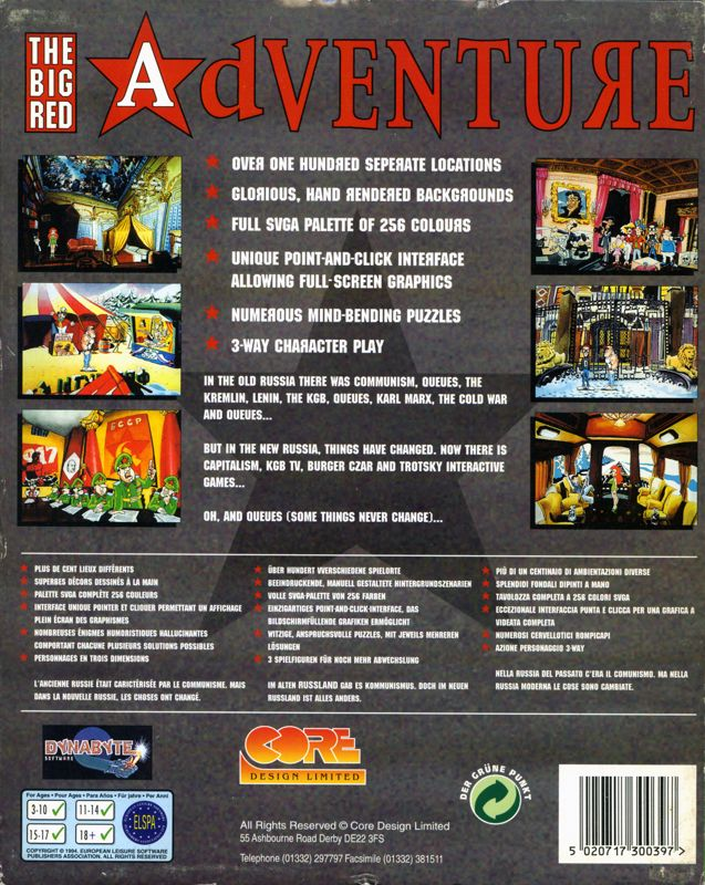 Big Red Adventure, The — box-2D-back (EU)