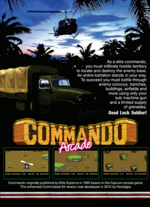 Commando Arcade — box-2D-back (CUS)