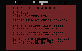 Ikari Warriors — sstitle (EU)