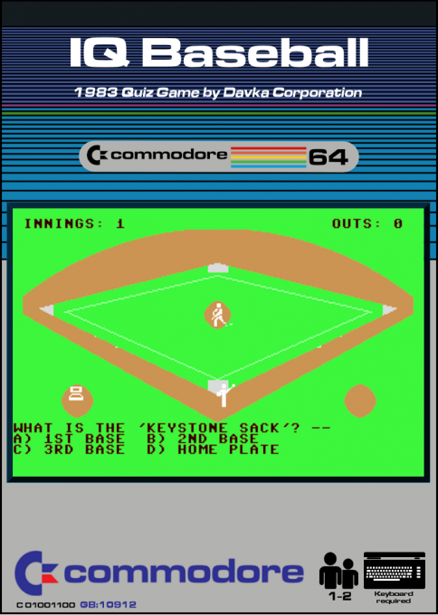 IQ Baseball box art
