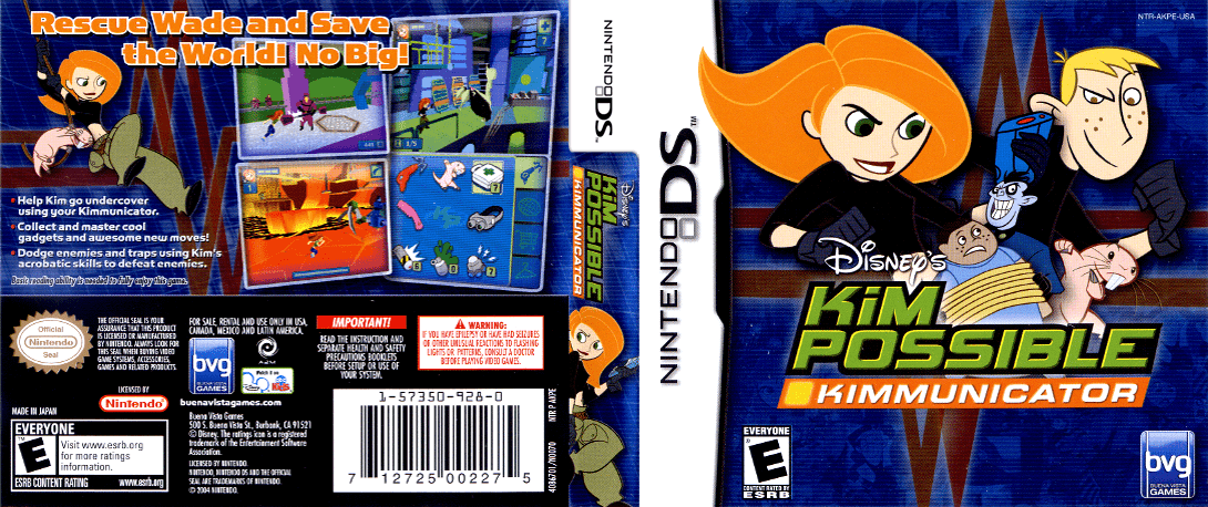 Kim Possible - Kimmunicator — box-texture (US)