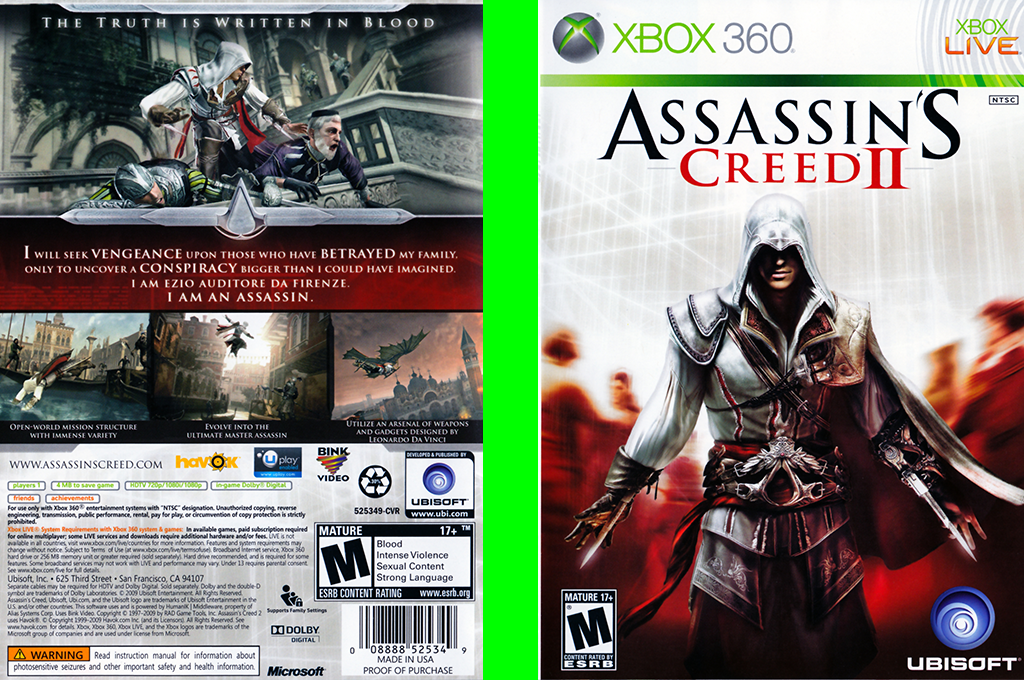 Assassin's Creed II — box-texture (US)