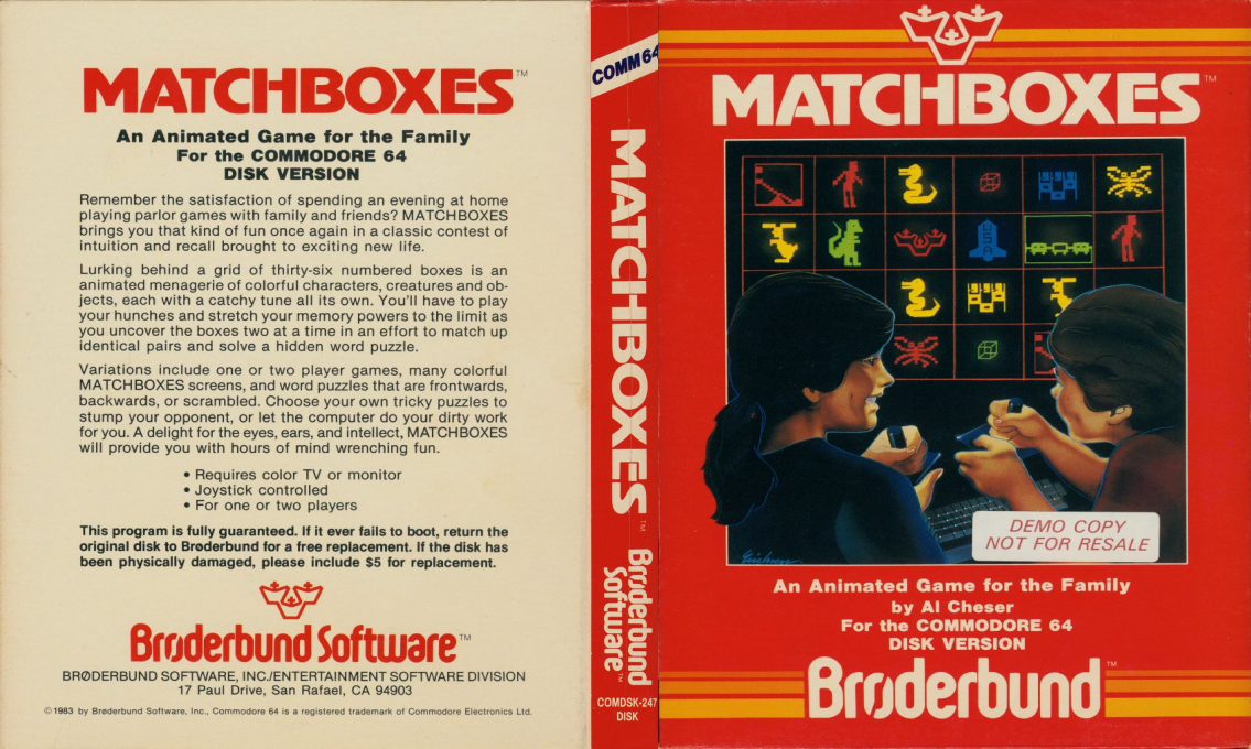 Matchboxes — box-texture (US)