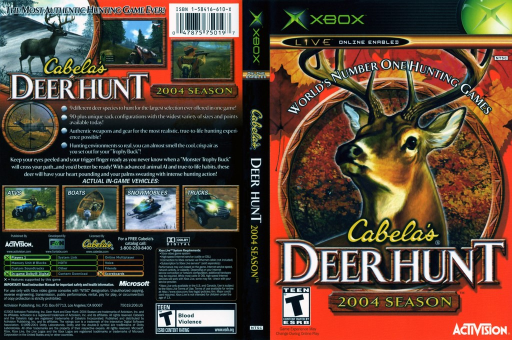 Cabela's Deer Hunt - 2004 Season — box-texture (US)